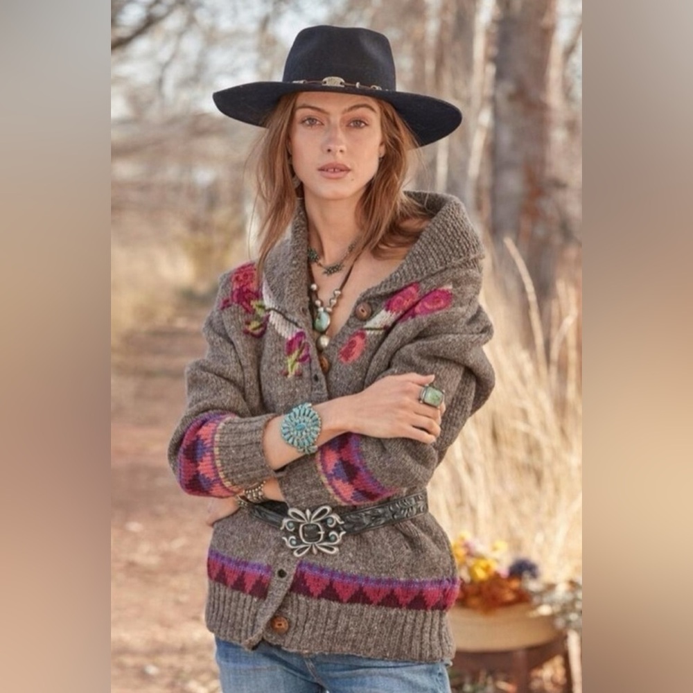 Lost Horizons “Celia Rose Cardigan”. New with tags from Sundance.